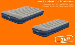Trekpleister Luxe luchtbed 1- of 2-persoons aanbieding