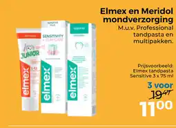 Trekpleister Elmex en Meridol mondverzorging aanbieding