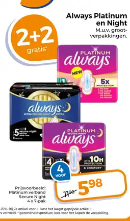 Trekpleister Always platinum en night aanbieding