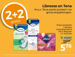 Trekpleister Libresse en tena aanbieding