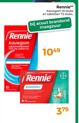 Trekpleister Rennie aanbieding