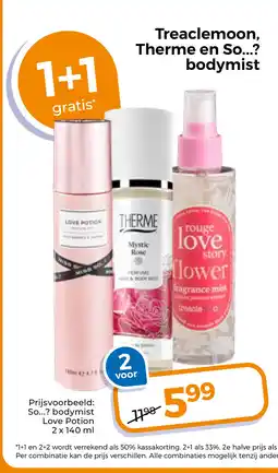 Trekpleister Treaclemoon, Therme en So...? aanbieding