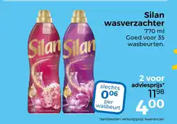 Trekpleister Silan wasverzachter aanbieding