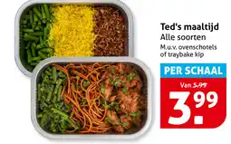 Hoogvliet Ted's maaltijd aanbieding