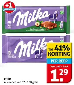Hoogvliet Milka aanbieding