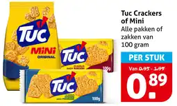Hoogvliet Tuc Crackers of Mini aanbieding