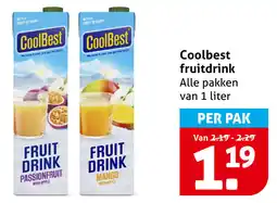 Hoogvliet Coolbest Fruitdrink aanbieding
