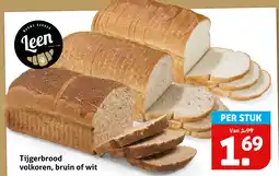Hoogvliet Tijgerbrood Volkoren, Bruin of Wit aanbieding