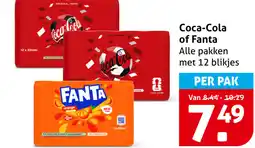 Hoogvliet Coca-Cola of Fanta aanbieding
