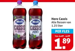 Hoogvliet Hero Cassis aanbieding