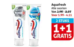 Hoogvliet Aquafresh aanbieding