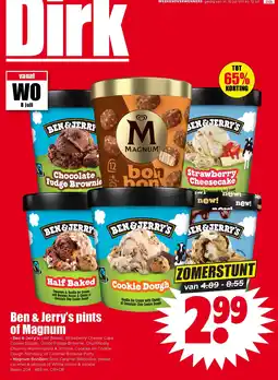 Dirk Ben & Jerry's of Magnum aanbieding