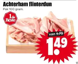 Dirk Achterham flinterdun aanbieding