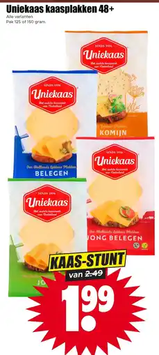 Dirk Uniekaas kaasplakken 48+ aanbieding