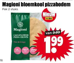 Dirk Magioni Bloemkool Pizzabodem aanbieding