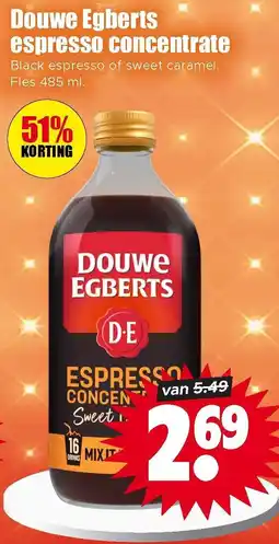Dirk Douwe Egberts Espresso Concentrate aanbieding