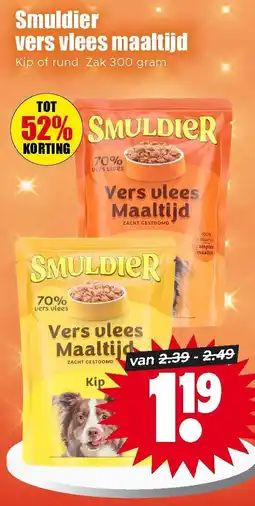 Dirk Smuldier Vers Vlees Maaltijd aanbieding