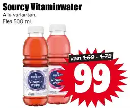 Dirk Sourcy Vitaminwater aanbieding