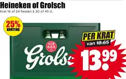 Dirk Heineken of Grolsch aanbieding