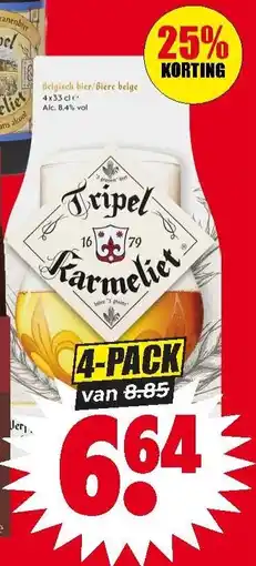 Dirk Tripel Karmeliet aanbieding