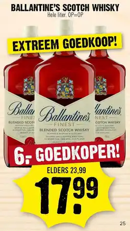 Dirk Ballantine's Scotch Whisky aanbieding
