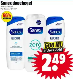 Dirk Sanex douchegel aanbieding