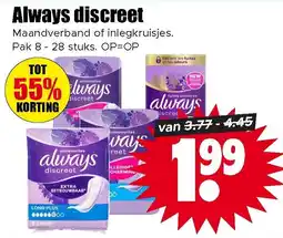 Dirk Always discreet aanbieding