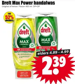 Dirk Dreft max power handafwas aanbieding