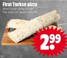 Dirk Firat turkse pizza aanbieding