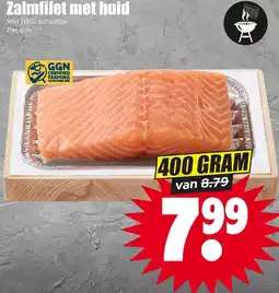 Dirk Zalmfilet met huid aanbieding