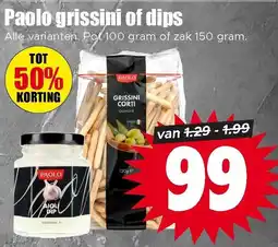 Dirk Paolo grissini of dips aanbieding