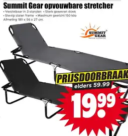 Dirk Summit gear opvouwbare stretcher aanbieding