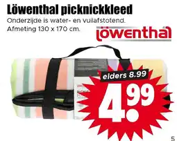 Dirk Löwenththal picknickkleed aanbieding