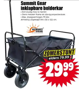 Dirk Summit gear inklapbare bolderkar aanbieding