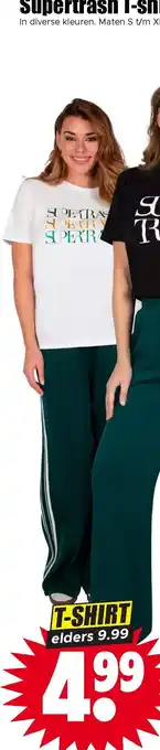 Dirk Supertrash t-shirt aanbieding