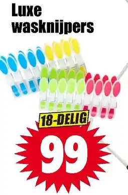 Dirk Luxe wasknijpers aanbieding