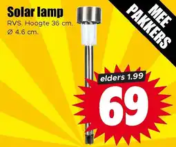 Dirk Solar lamp aanbieding