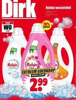 Dirk Robijn wasmiddel aanbieding