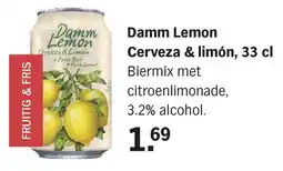 Albert Heijn Damm Lemon Cerveza & Limón aanbieding