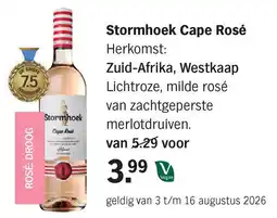 Albert Heijn Stormhoek Cape Rosé aanbieding