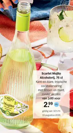 Albert Heijn Scarlet Mojito Alcoholvrij aanbieding