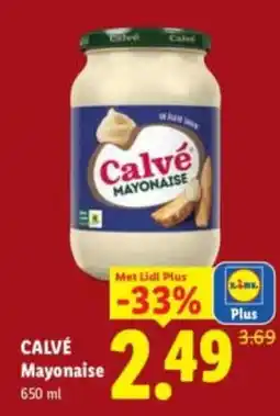 Lidl Calvé mayonaise aanbieding