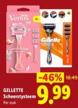 Lidl Gillette scheerstysteem aanbieding