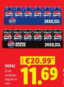 Lidl Pepsi aanbieding