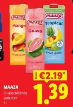 Lidl Maaza aanbieding