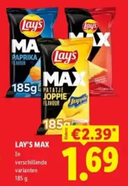 Lidl Lay's max aanbieding