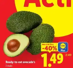 Lidl Ready-to-eat avocado's aanbieding