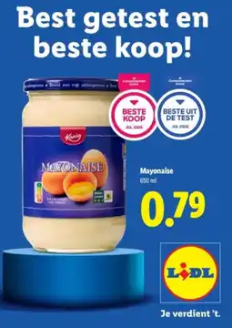 Lidl Mayonaise aanbieding