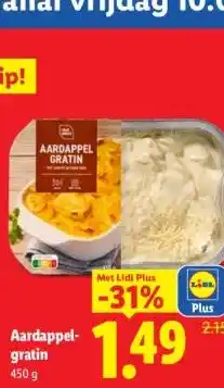Lidl Aardappel- gratin aanbieding