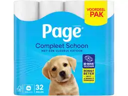 Hoogvliet Page wc papier - Compleet Schoon toiletpapier aanbieding